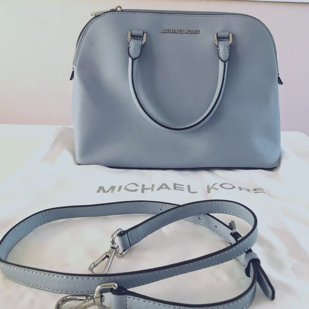 Medium Dome Satchel Saffiano Leather